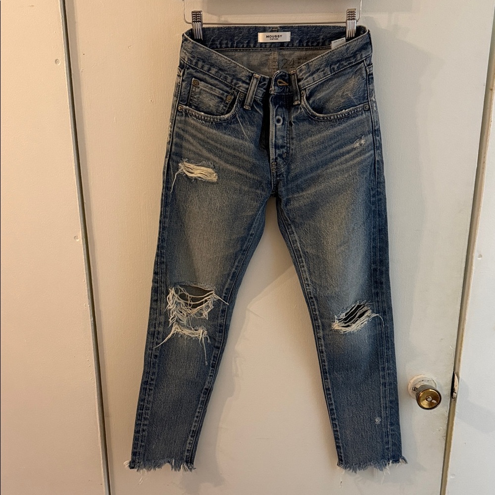 Moussy Vintage Faded Denim Jeans